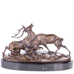 Szarvasok - bronz szobor képe